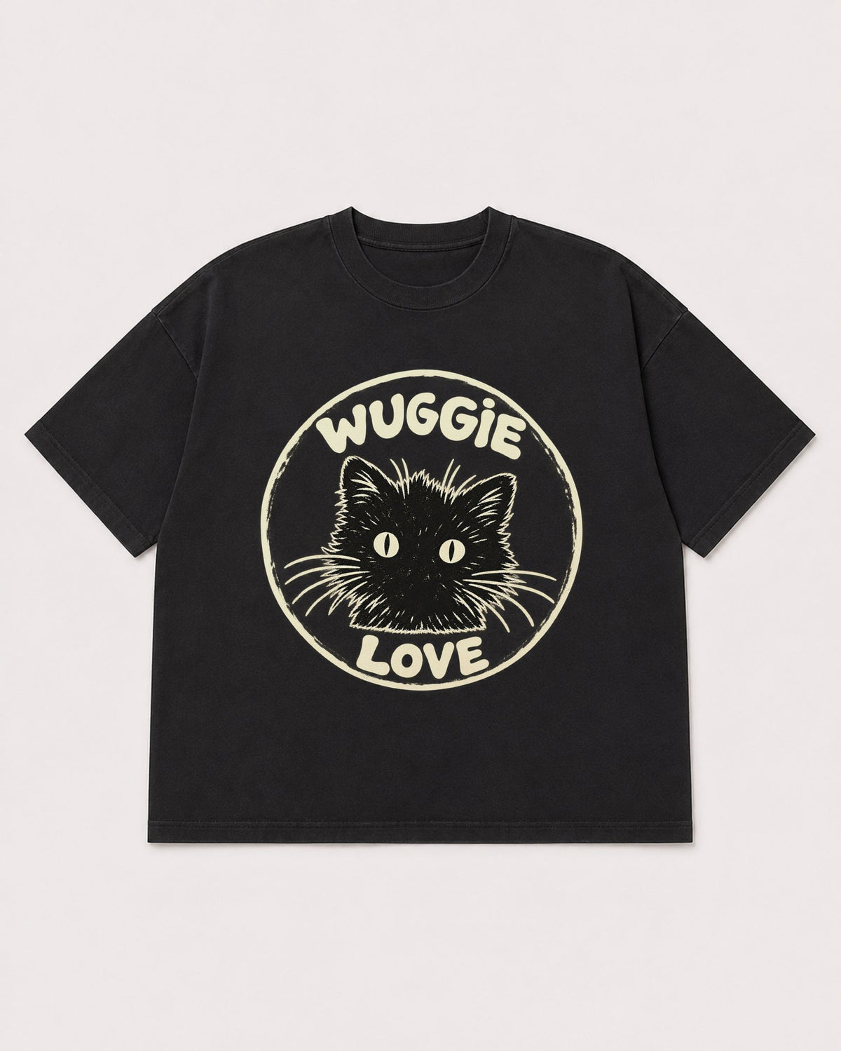 Mockup Boxy Heavyweight Tee Black product