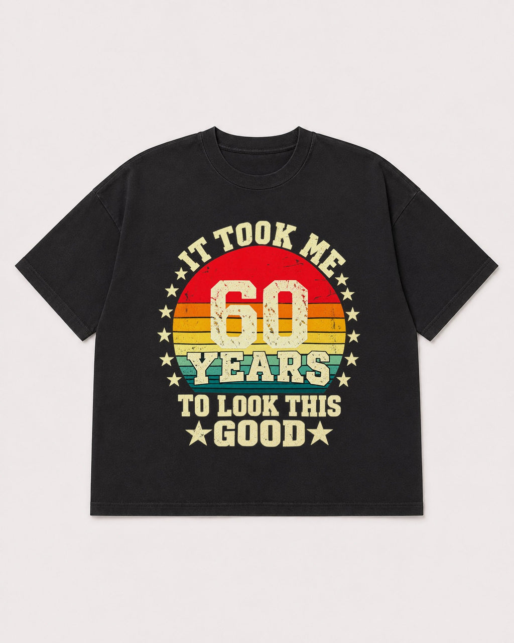 Mockup Boxy Heavyweight Tee Black product