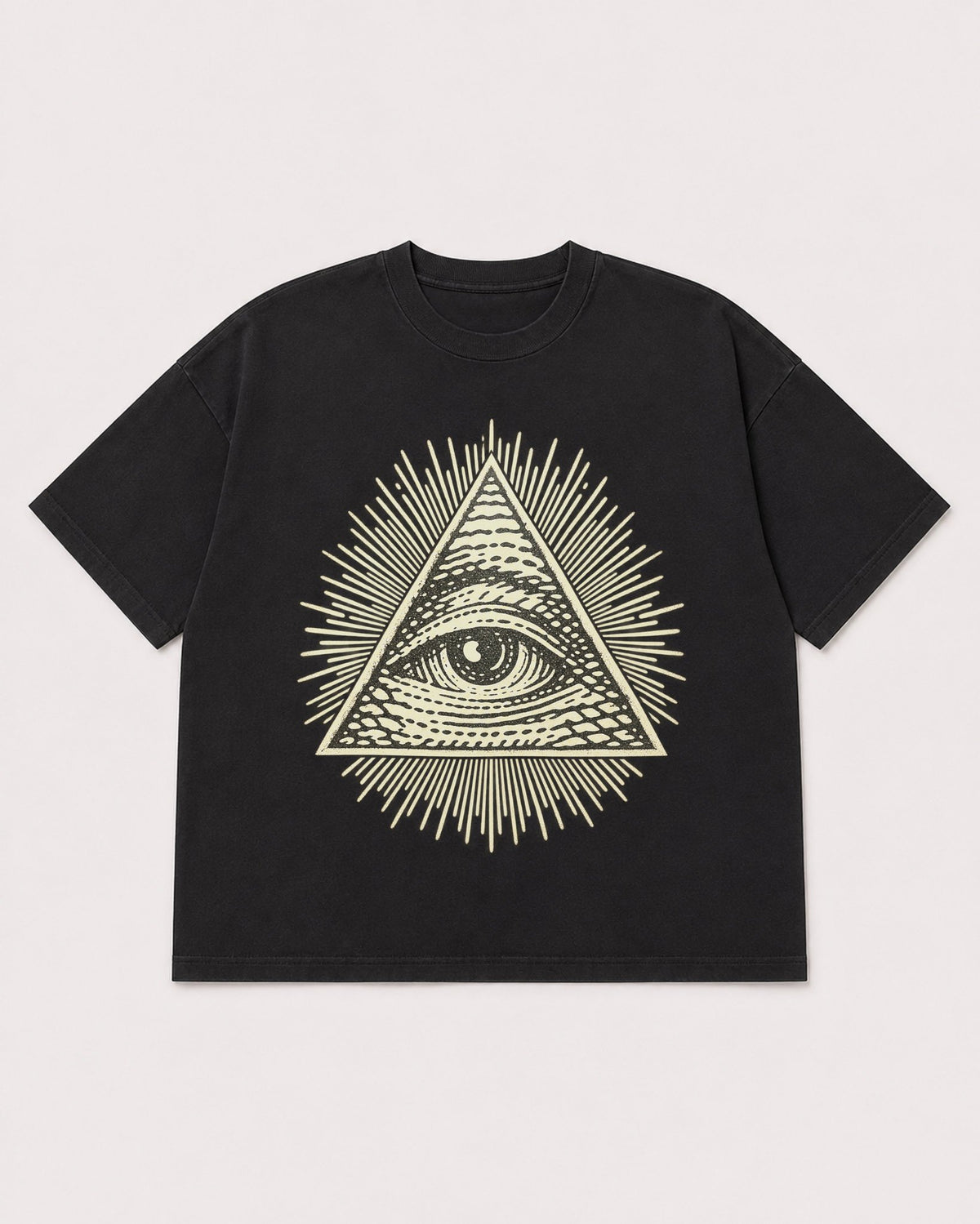 Mockup Boxy Heavyweight Tee Black product
