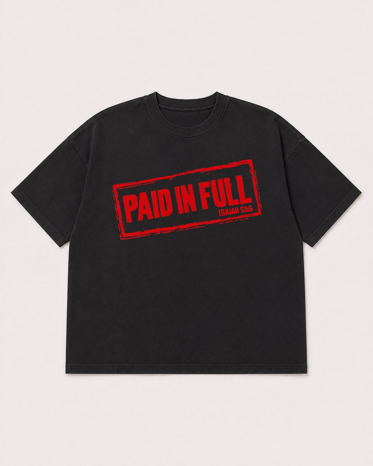 Mockup Boxy Heavyweight Tee Black product