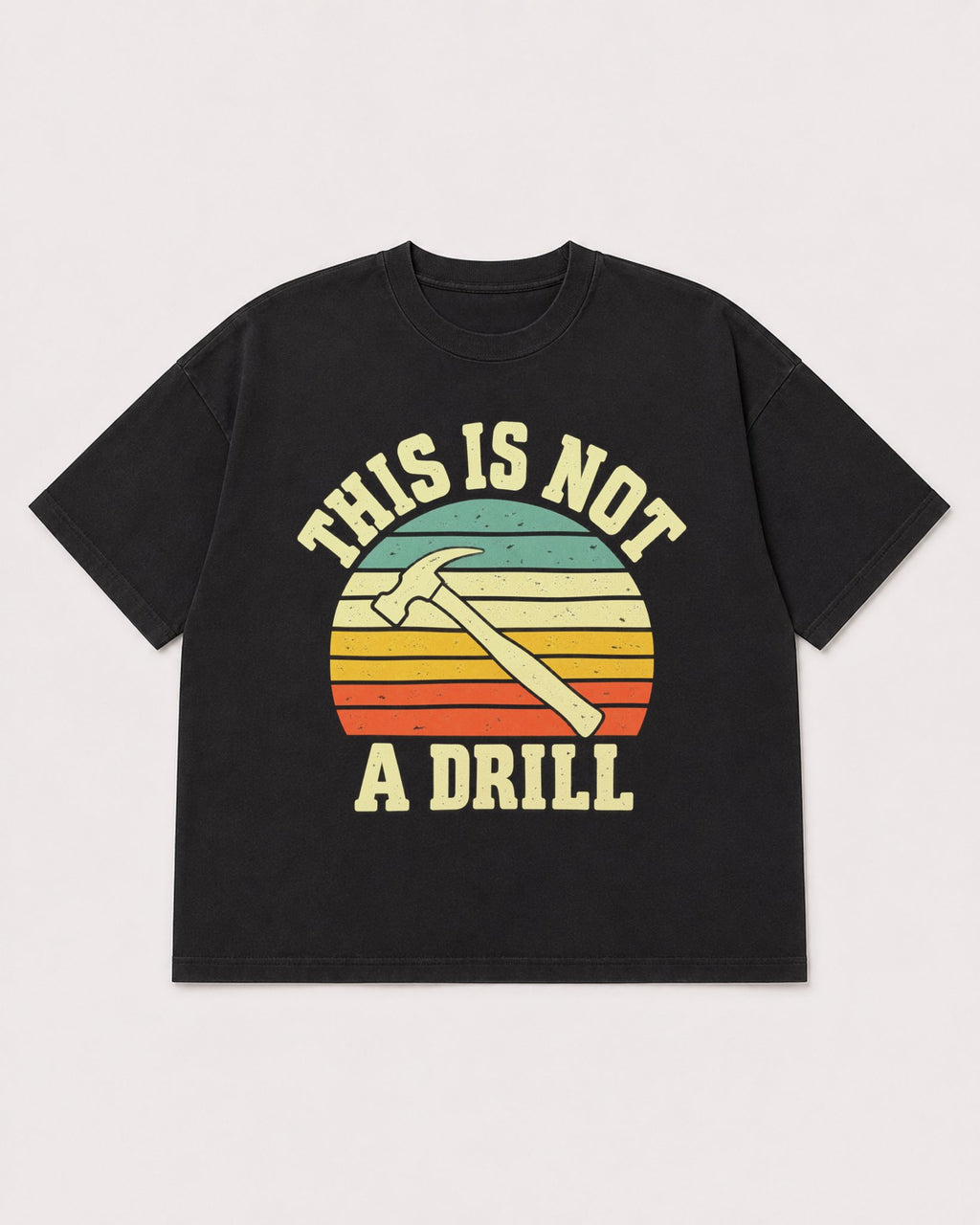 Mockup Boxy Heavyweight Tee Black product