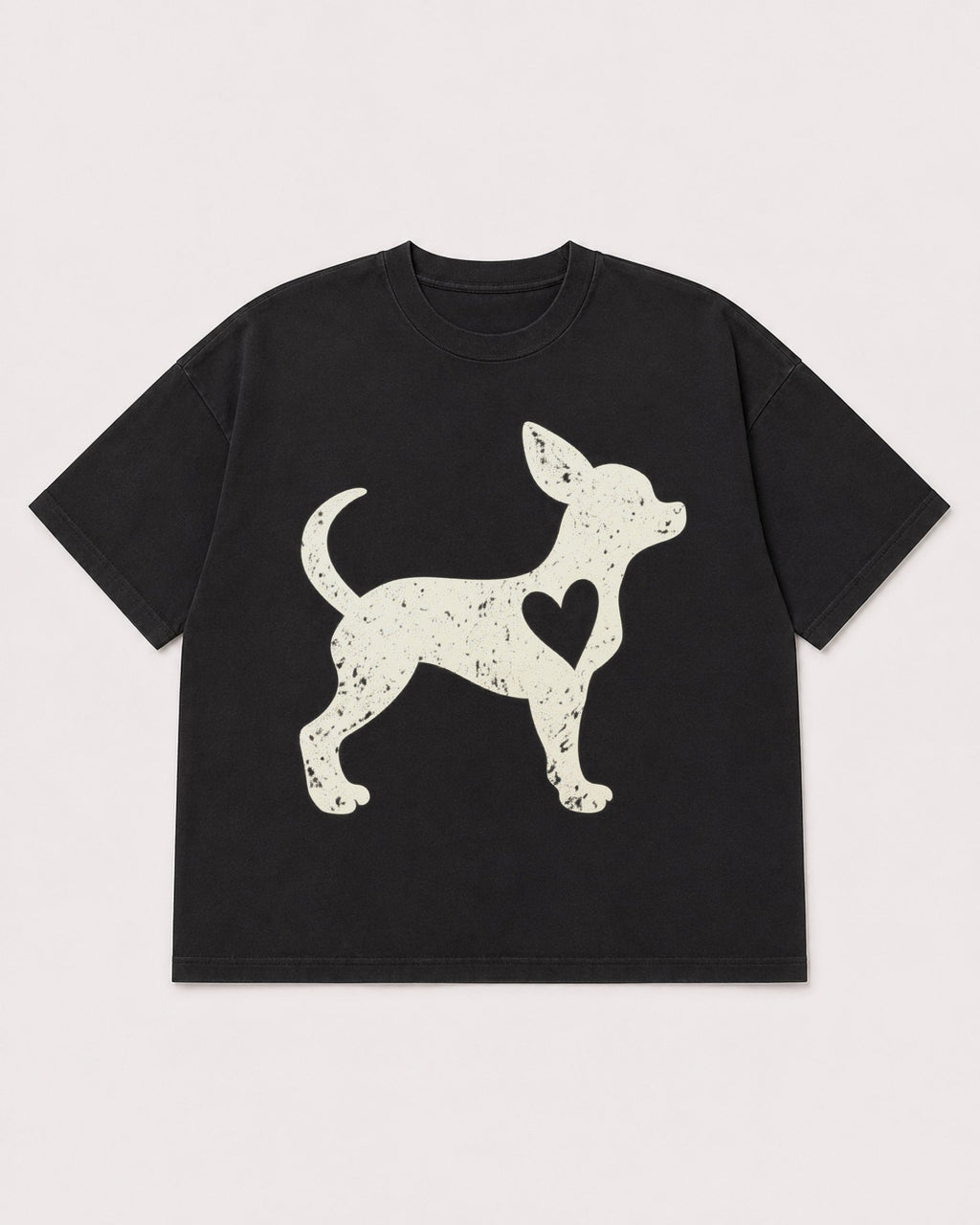 Mockup Boxy Heavyweight Tee Black product