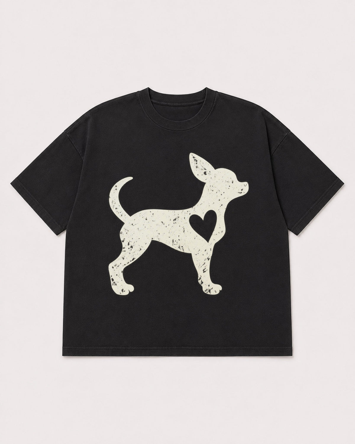 Mockup Boxy Heavyweight Tee Black product