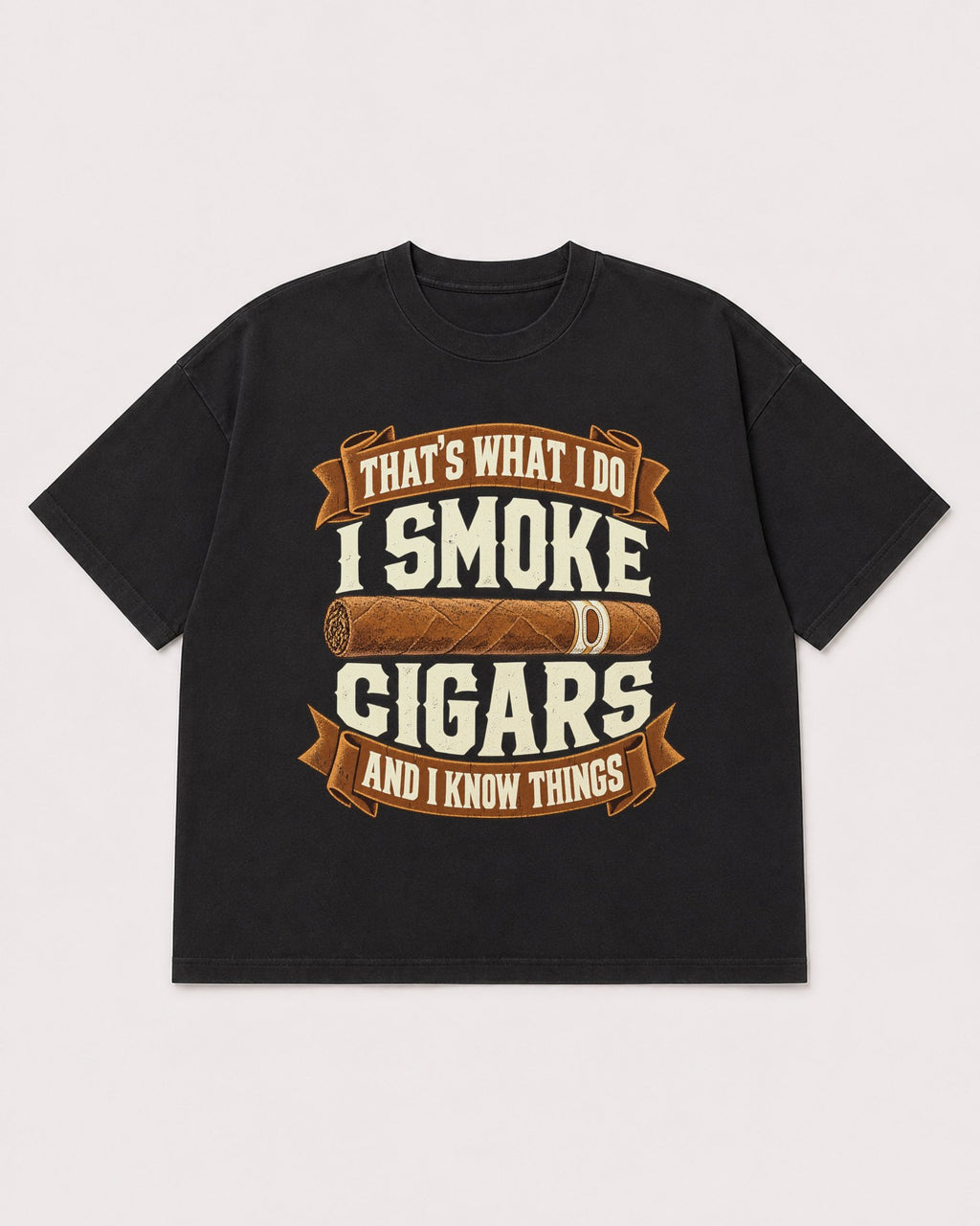 Mockup Boxy Heavyweight Tee Black product