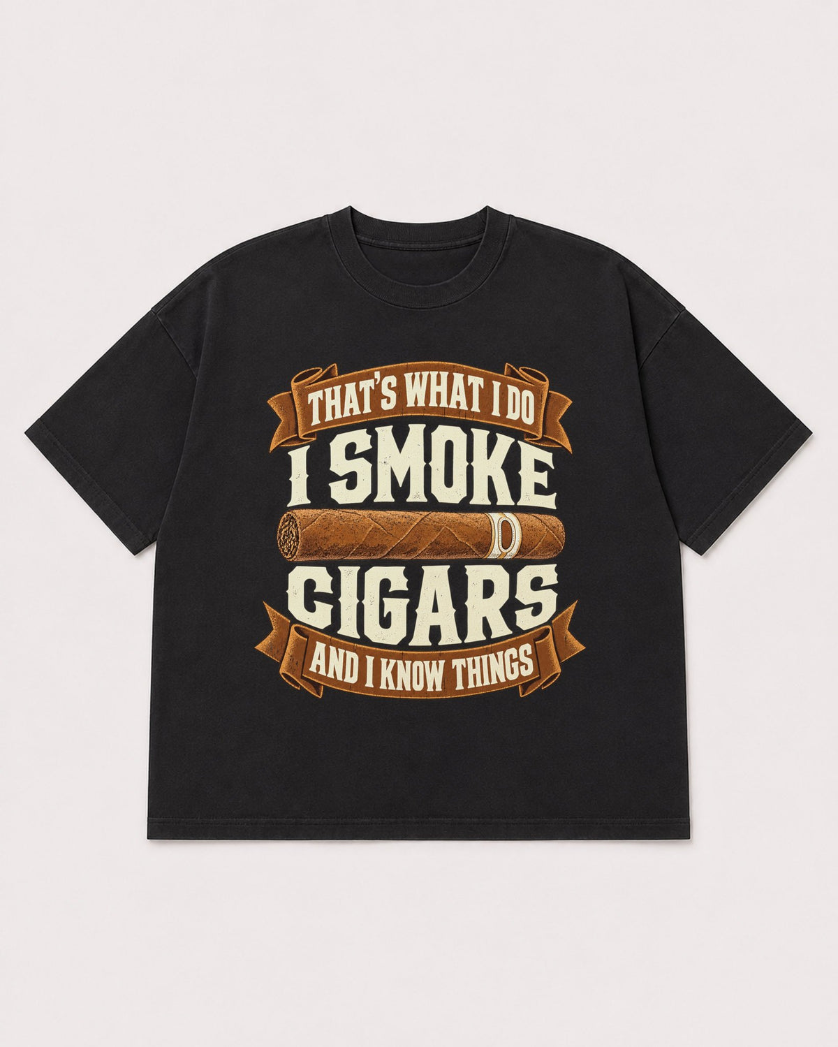 Mockup Boxy Heavyweight Tee Black product