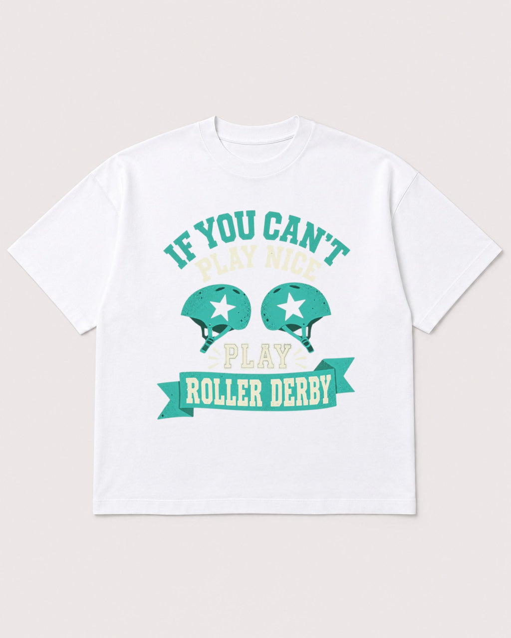 Mockup Boxy Heavyweight Tee White product