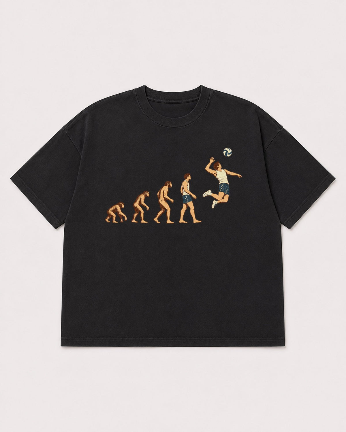 Mockup Boxy Heavyweight Tee Black product