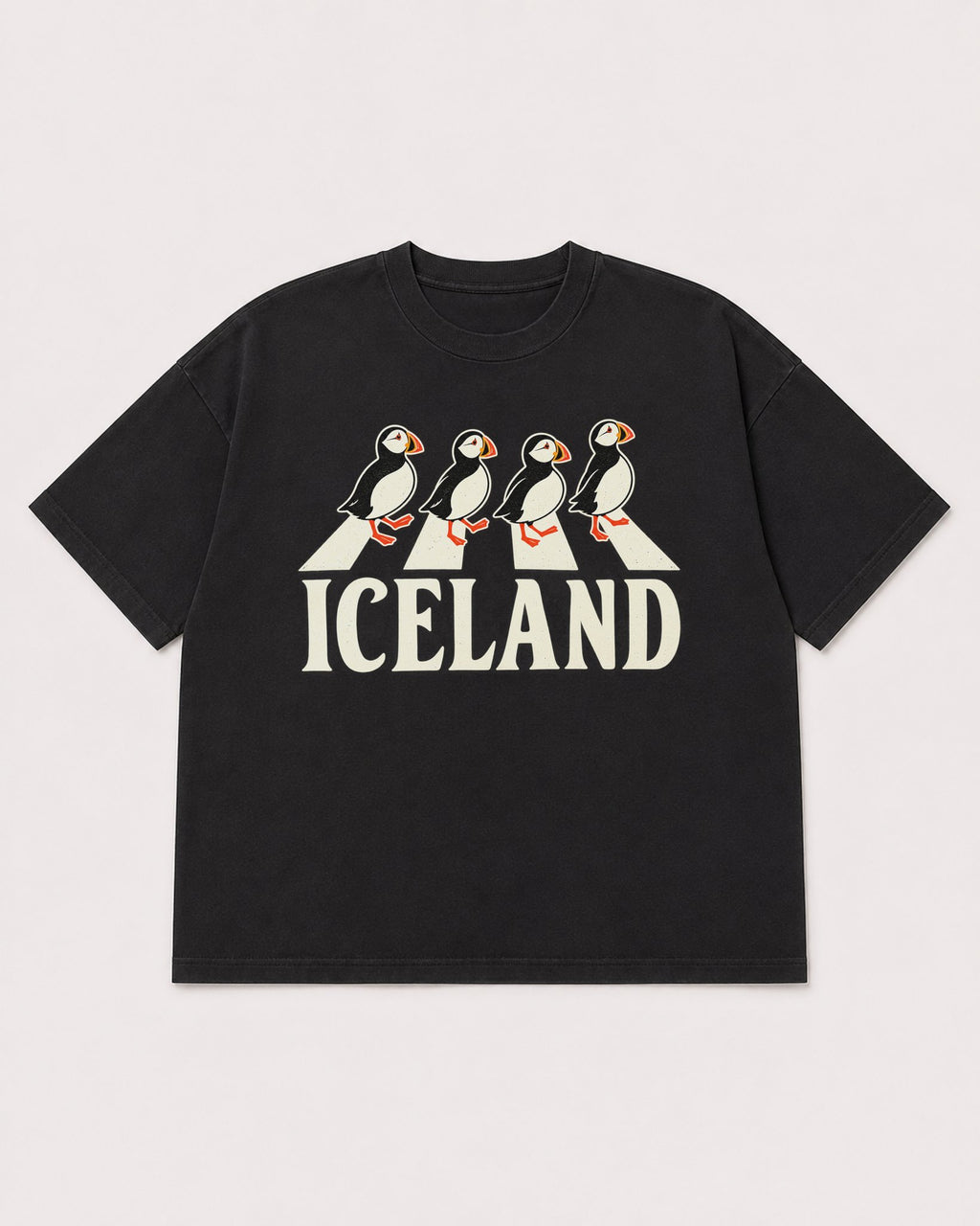 Mockup Boxy Heavyweight Tee Black product