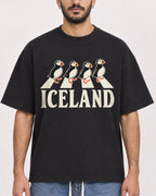Mockup Boxy Heavyweight Tee Black male close-up 07