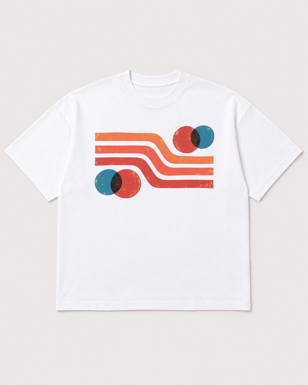 Mockup Boxy Heavyweight Tee White product