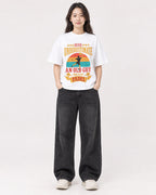 Mockup Boxy Heavyweight Tee White female full-body 03