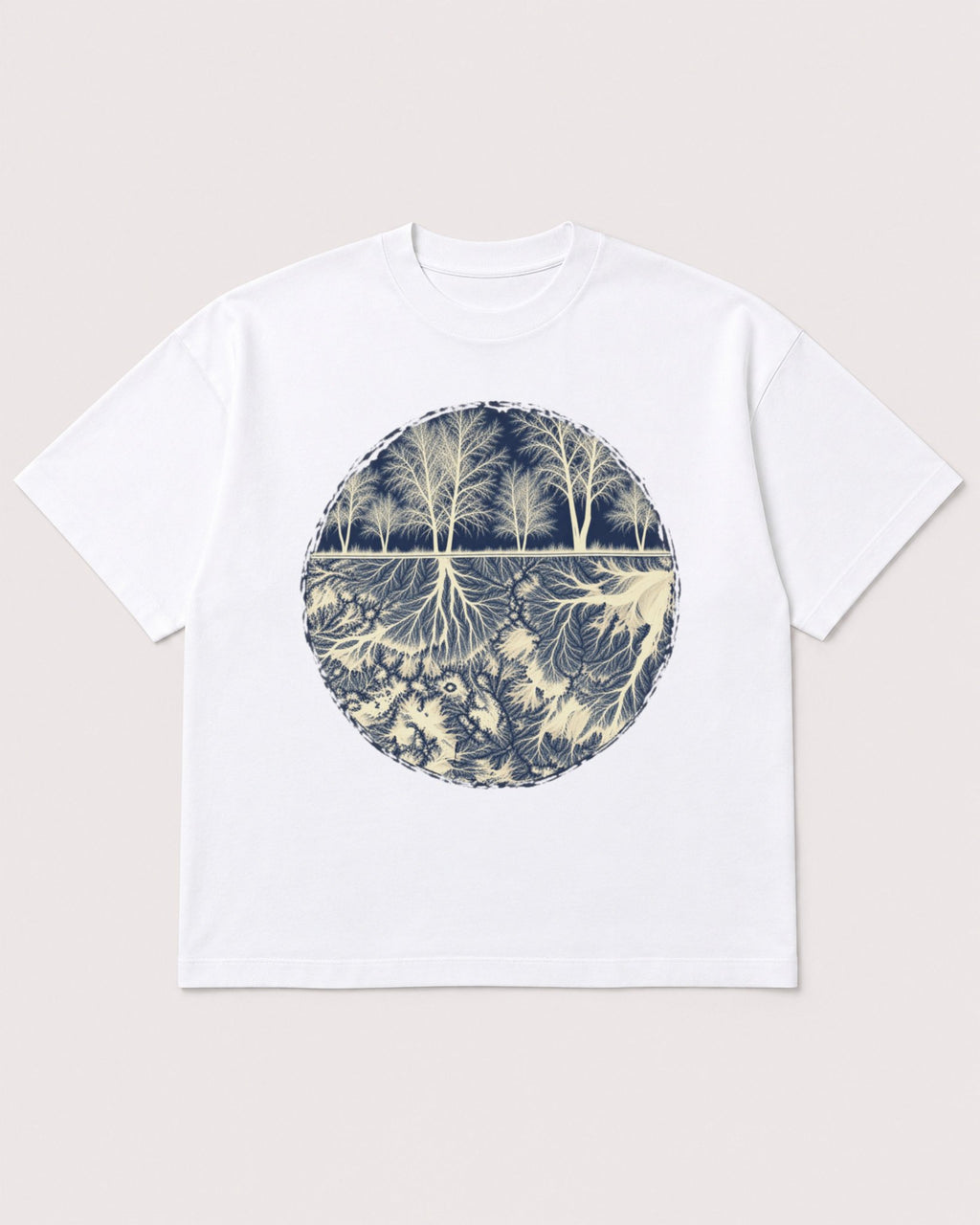 Mockup Boxy Heavyweight Tee White product