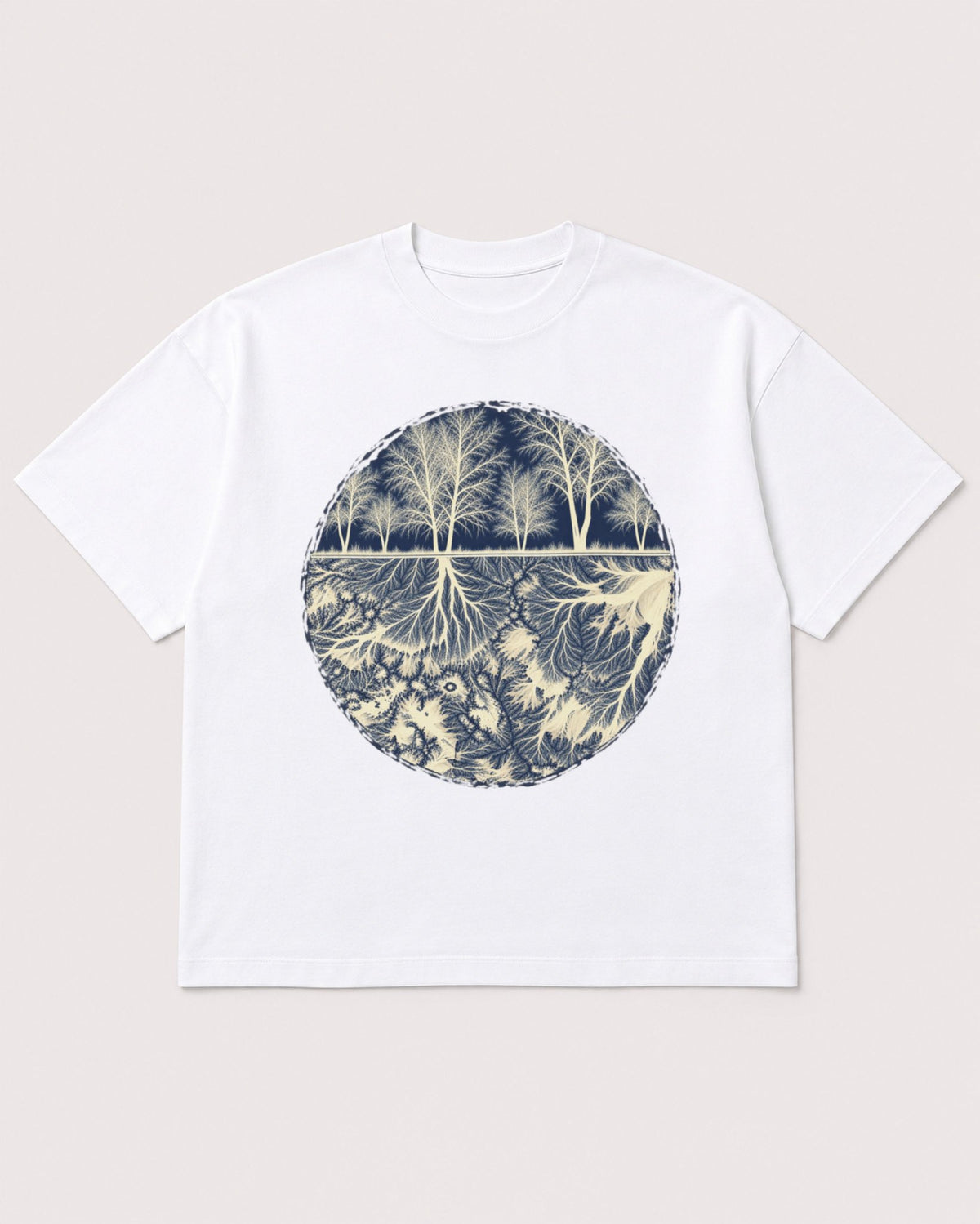 Mockup Boxy Heavyweight Tee White product