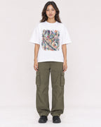 Mockup Boxy Heavyweight Tee White female full-body 02