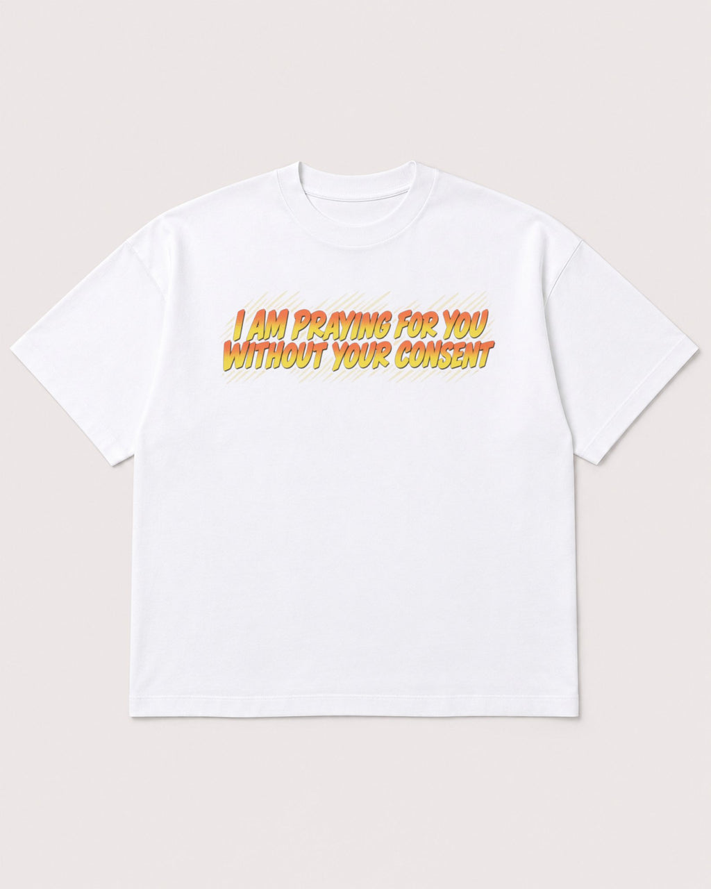Mockup Boxy Heavyweight Tee White product