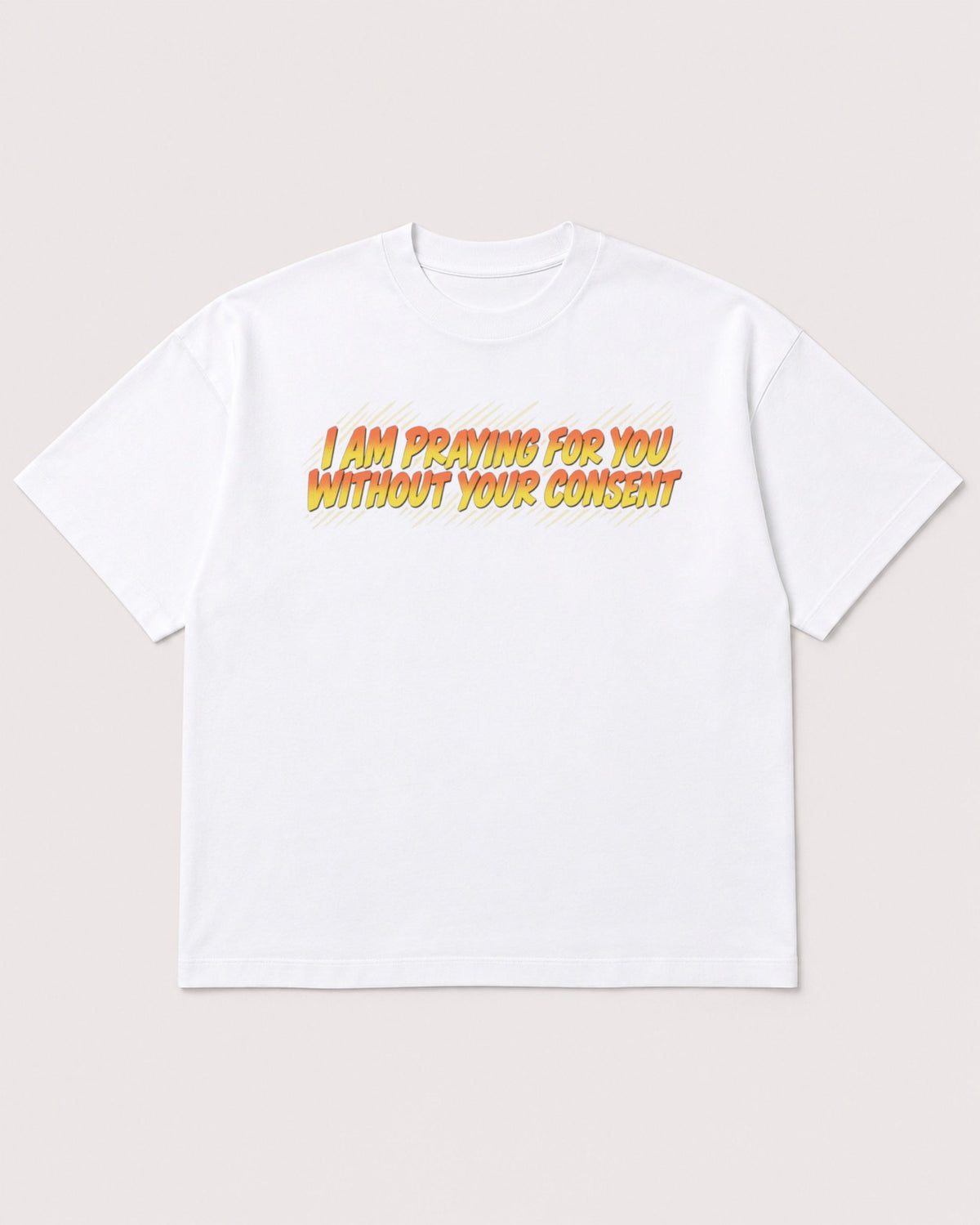 Mockup Boxy Heavyweight Tee White product