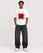 Mockup Boxy Heavyweight Tee White male full-body 05