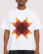 Mockup Boxy Heavyweight Tee White male close-up 05