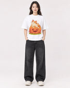 Mockup Boxy Heavyweight Tee White female full-body 03
