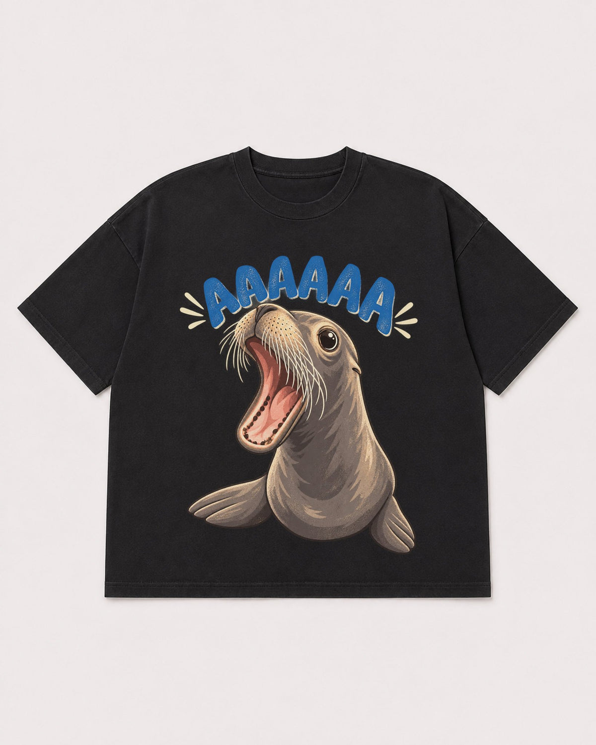 Mockup Boxy Heavyweight Tee Black product