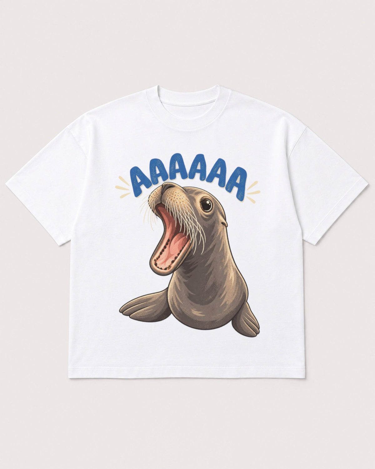 Mockup Boxy Heavyweight Tee White product