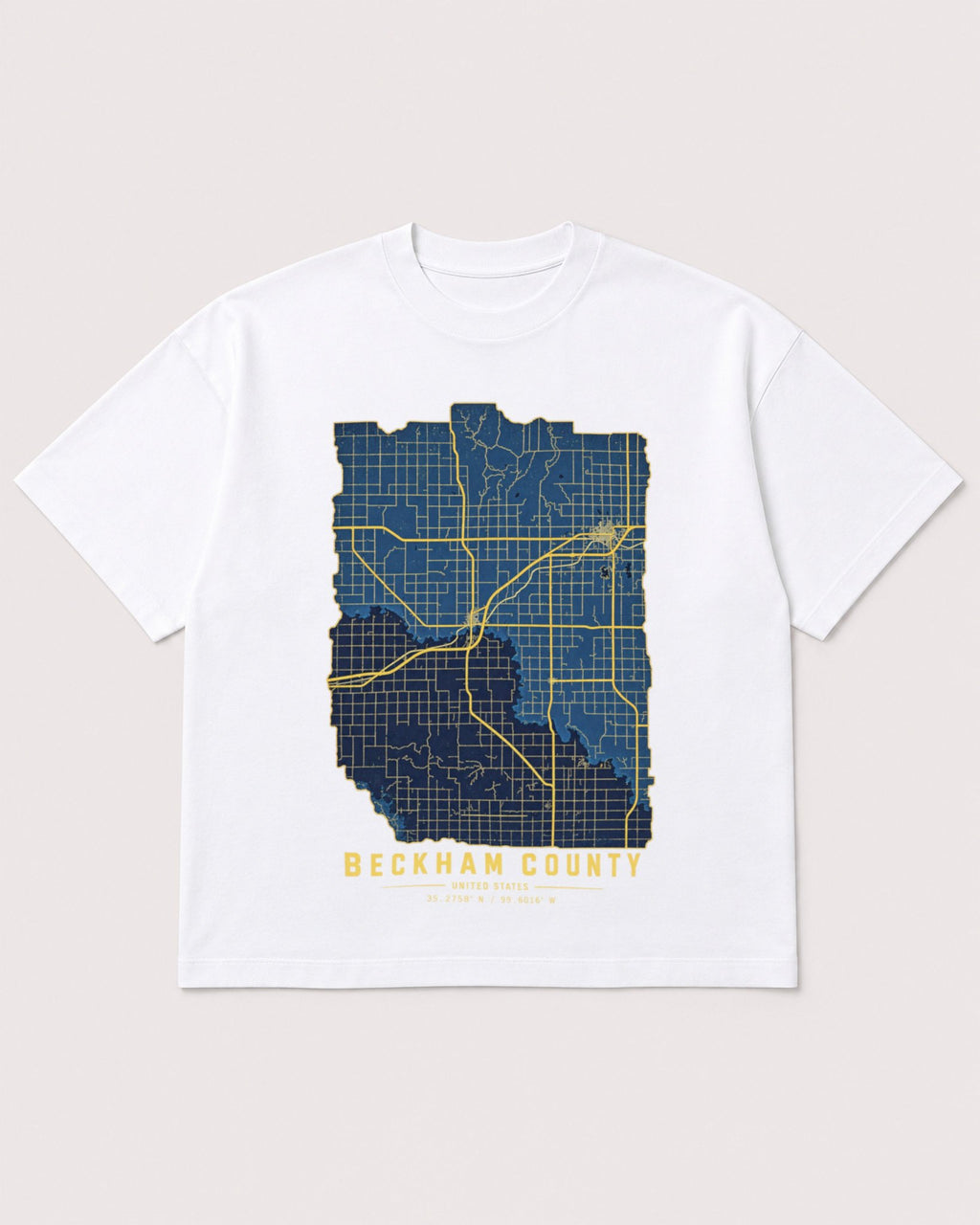 Mockup Boxy Heavyweight Tee White product