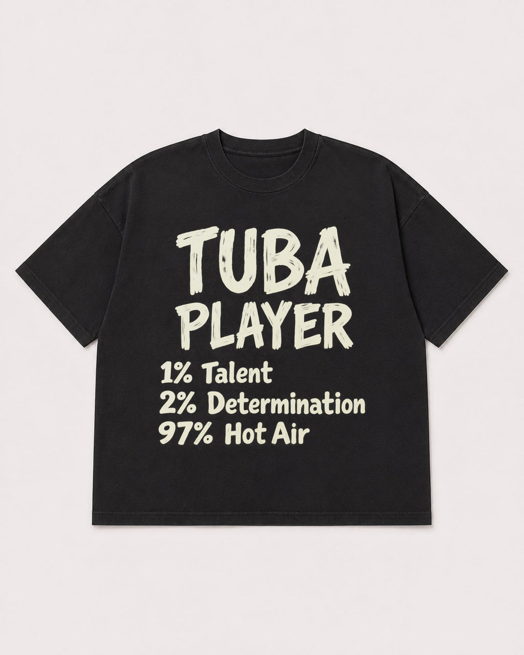 Mockup Boxy Heavyweight Tee Black product