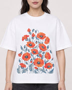 Mockup Boxy Heavyweight Tee White female close-up 03