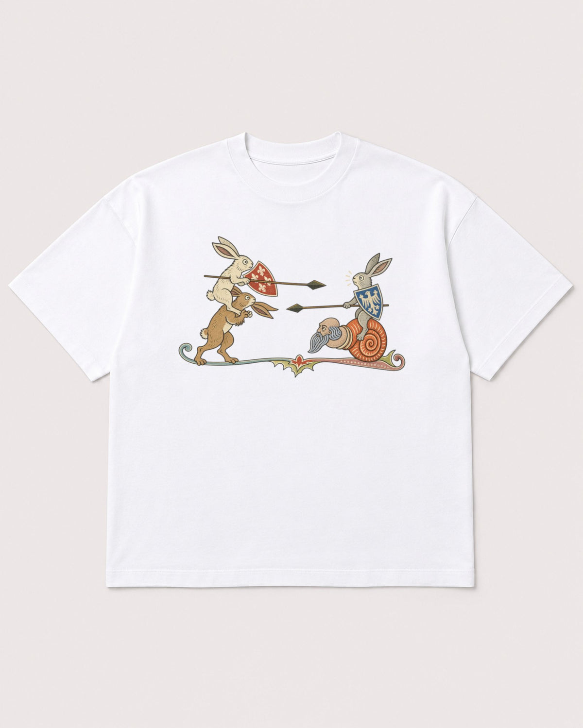 Mockup Boxy Heavyweight Tee White product