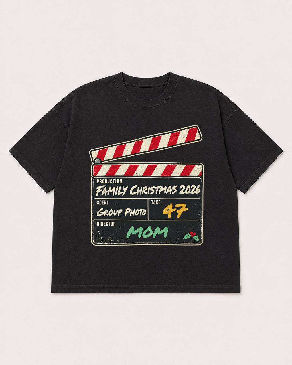 Mockup Boxy Heavyweight Tee Black product
