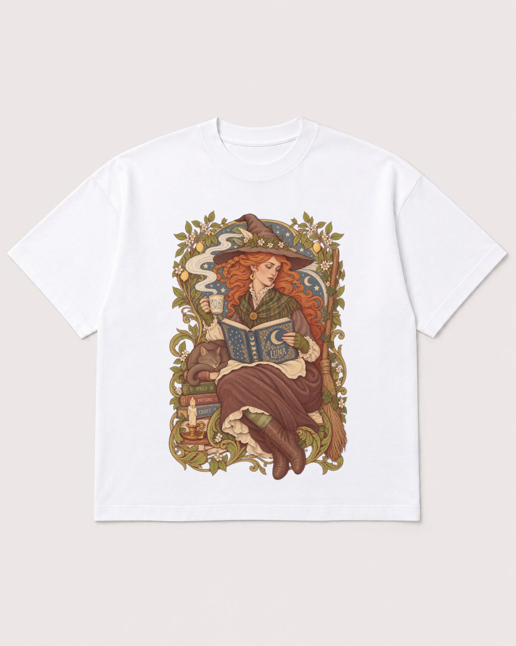 Mockup Boxy Heavyweight Tee White product