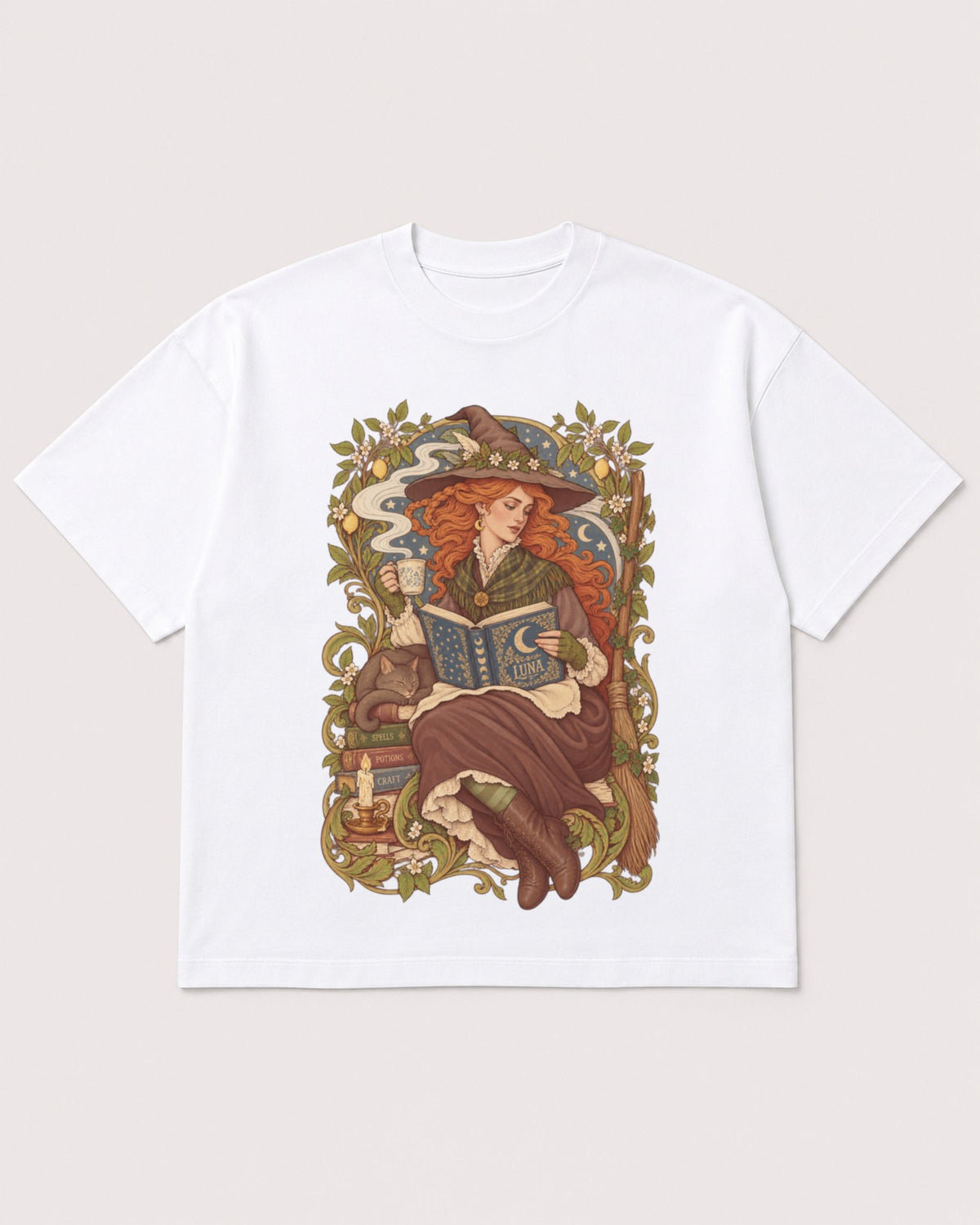 Mockup Boxy Heavyweight Tee White product