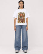 Mockup Boxy Heavyweight Tee White female full-body 50