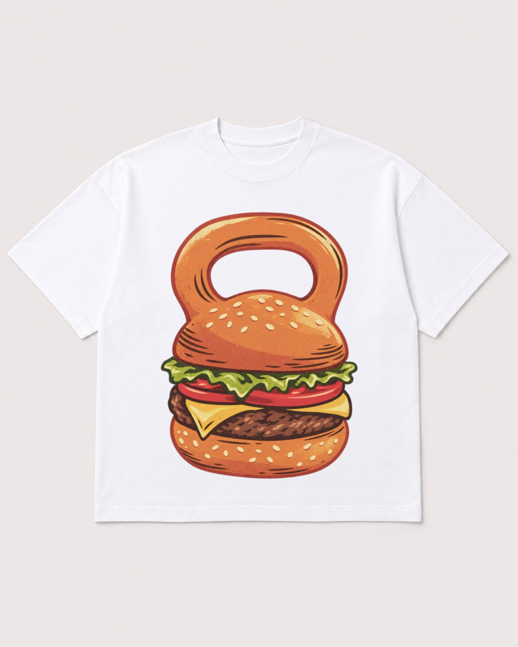 Mockup Boxy Heavyweight Tee White product