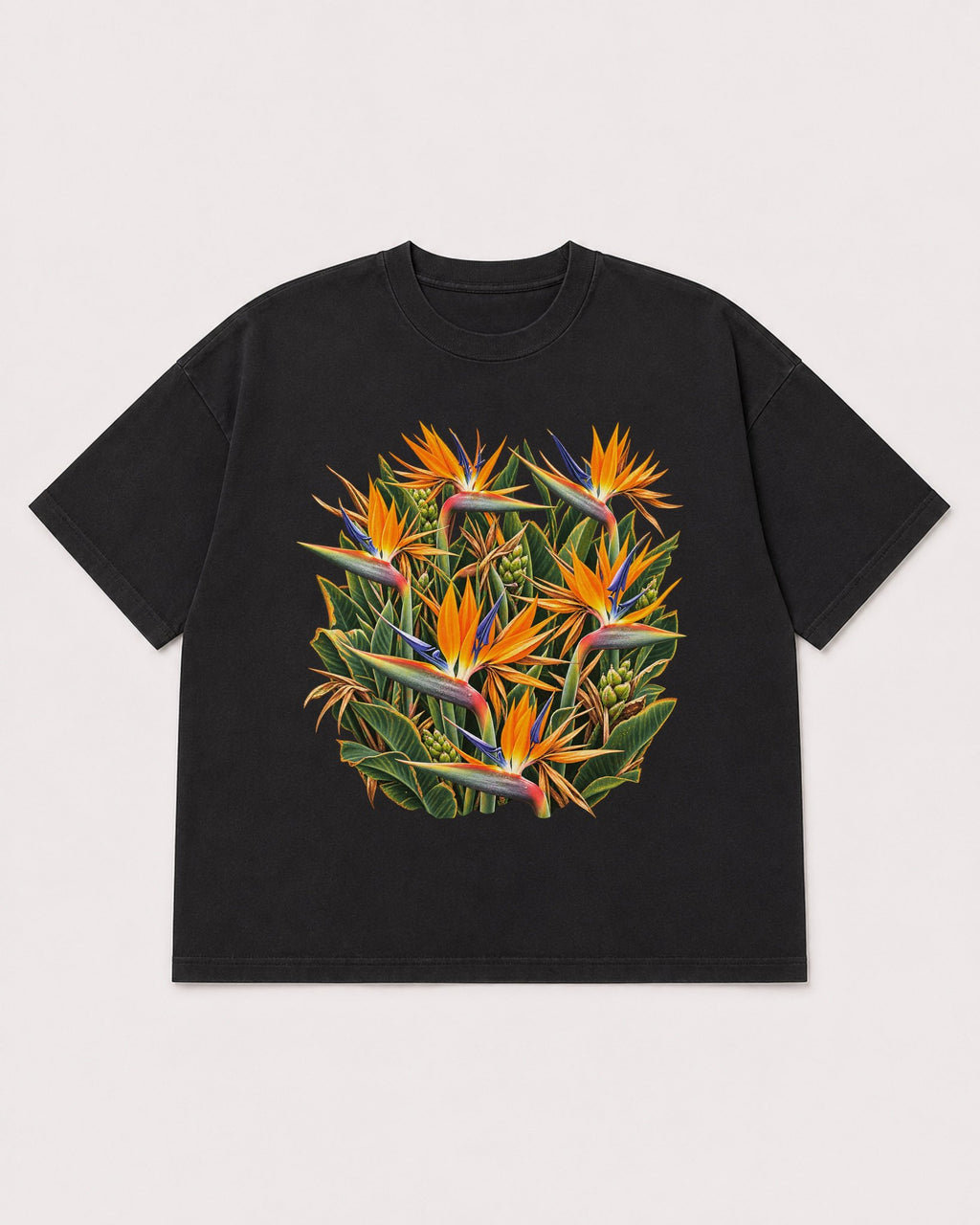 Mockup Boxy Heavyweight Tee Black product