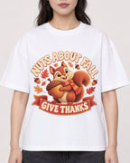 Mockup Boxy Heavyweight Tee White female close-up 03