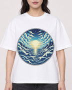 Mockup Boxy Heavyweight Tee White female close-up 03