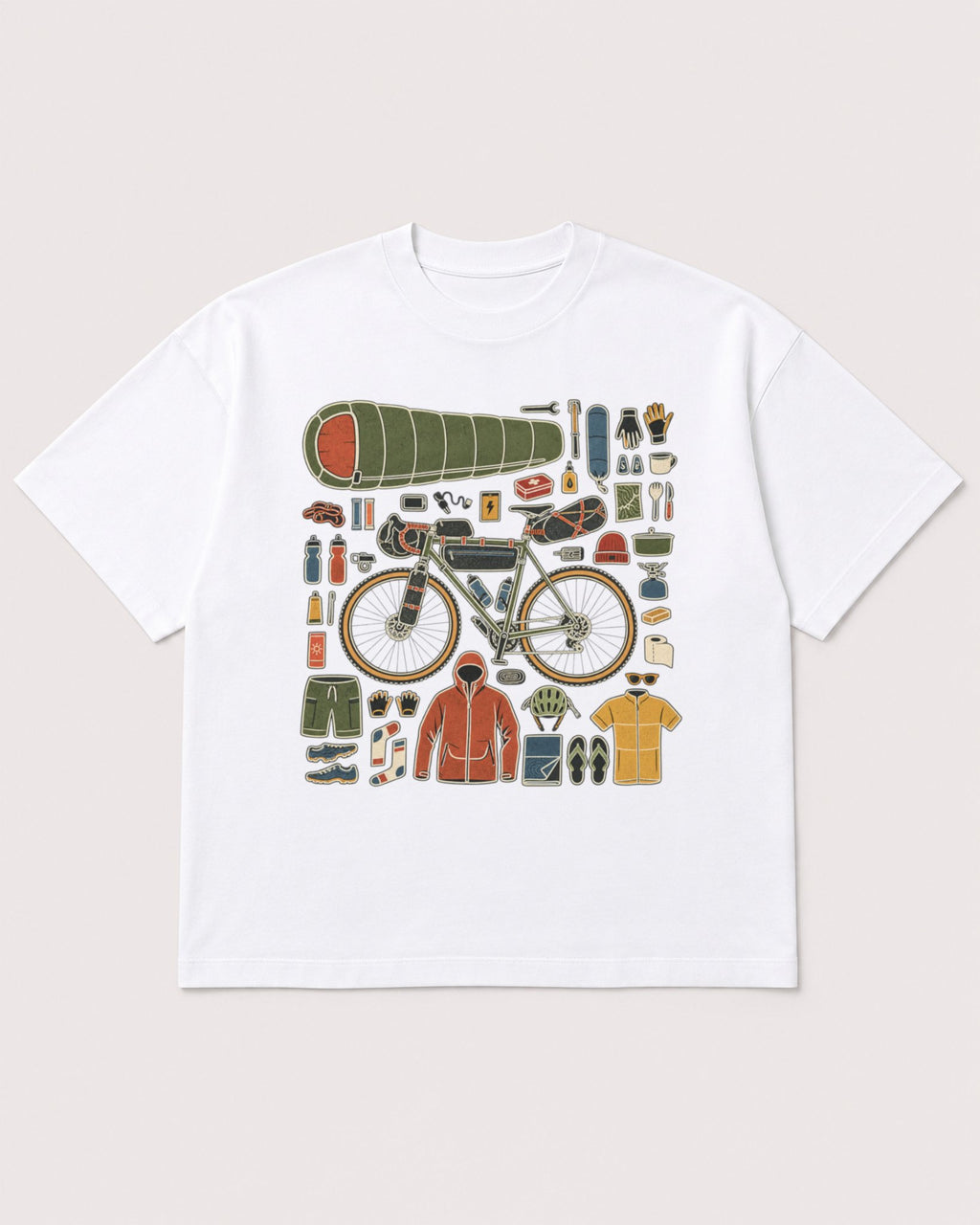 Mockup Boxy Heavyweight Tee White product