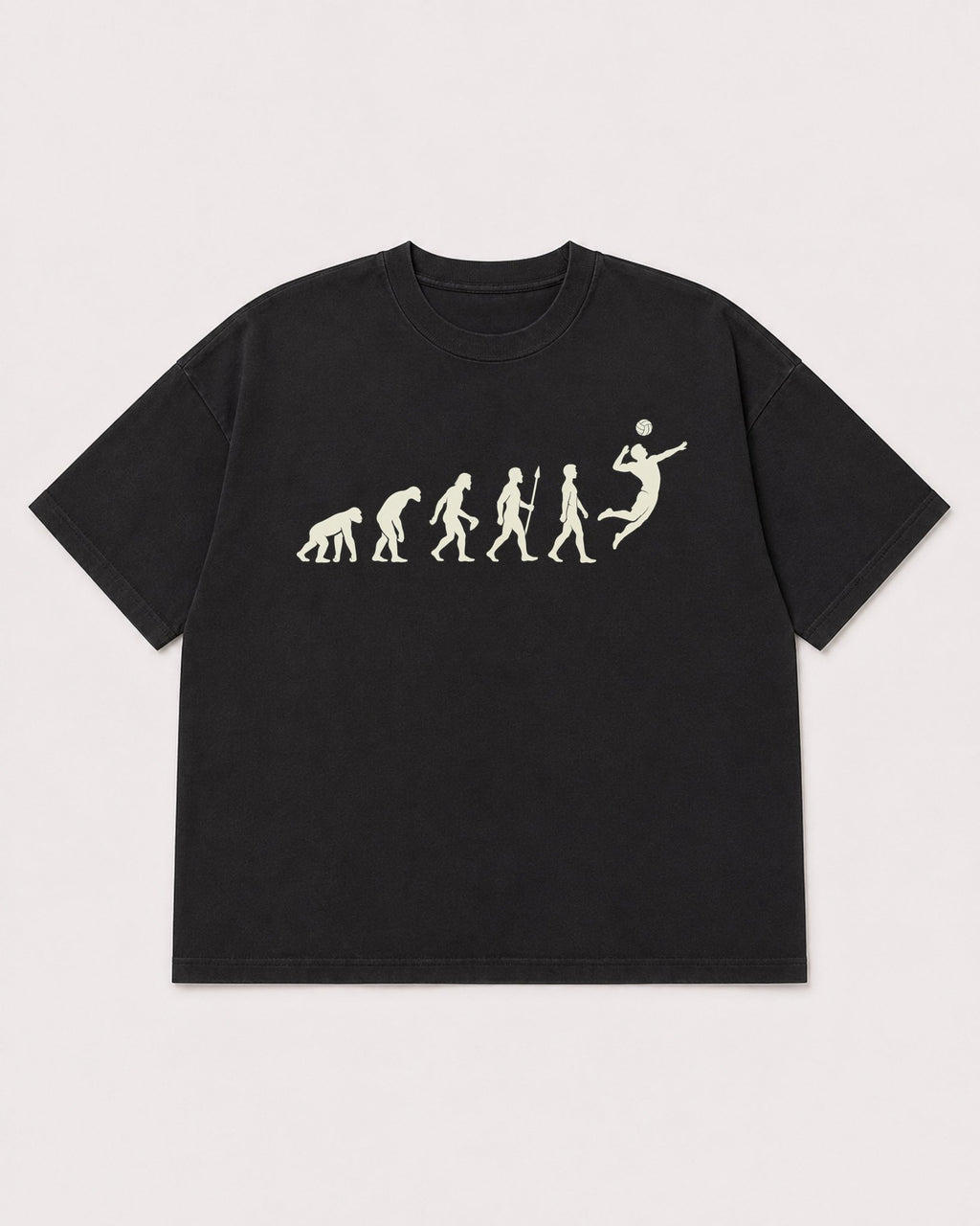 Mockup Boxy Heavyweight Tee Black product