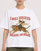 Mockup Boxy Heavyweight Tee White female close-up 12