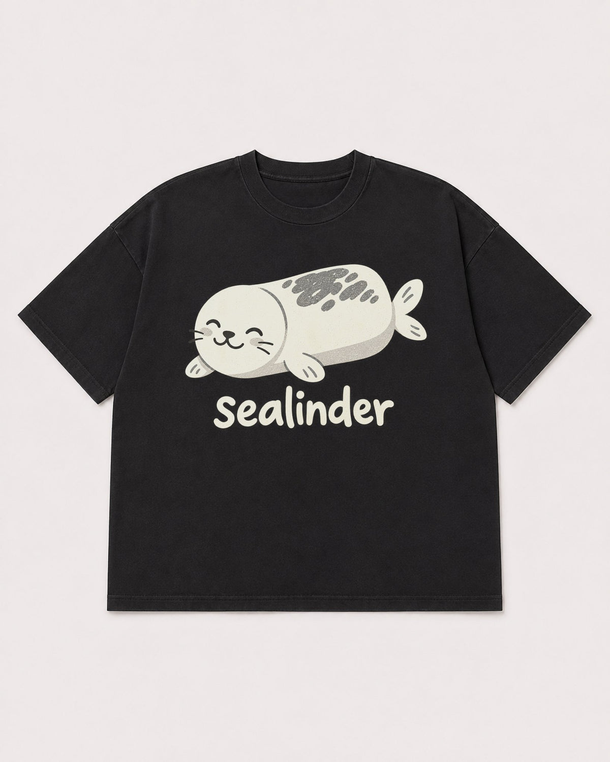Mockup Boxy Heavyweight Tee Black product