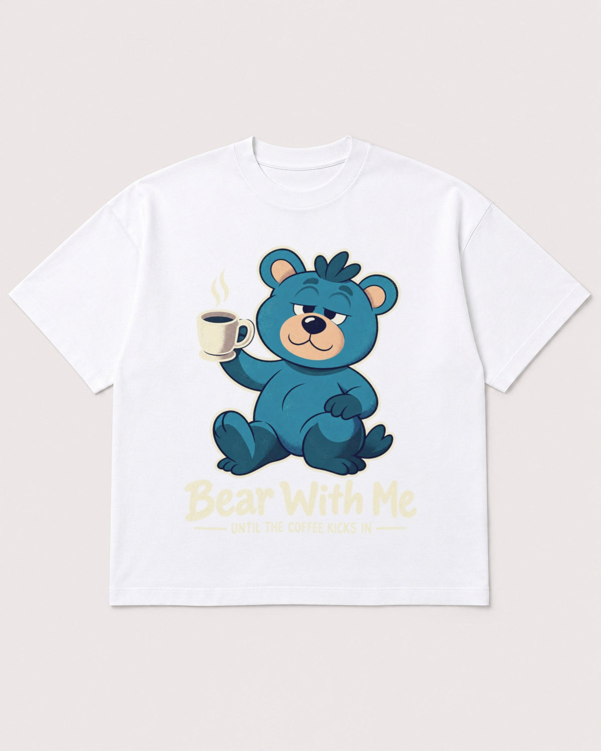 Mockup Boxy Heavyweight Tee White product
