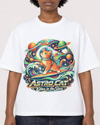Mockup Boxy Heavyweight Tee White female close-up 14