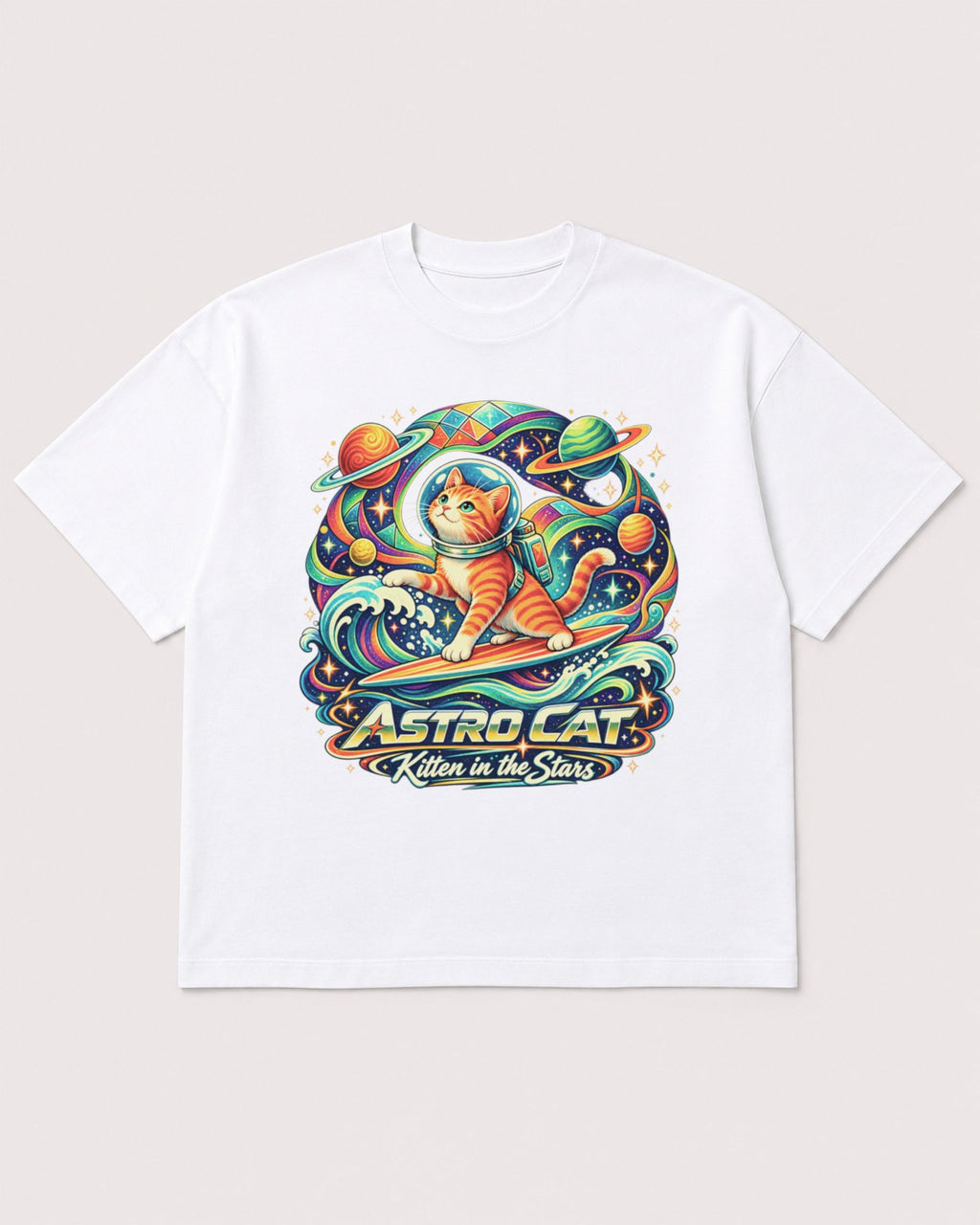 Mockup Boxy Heavyweight Tee White product