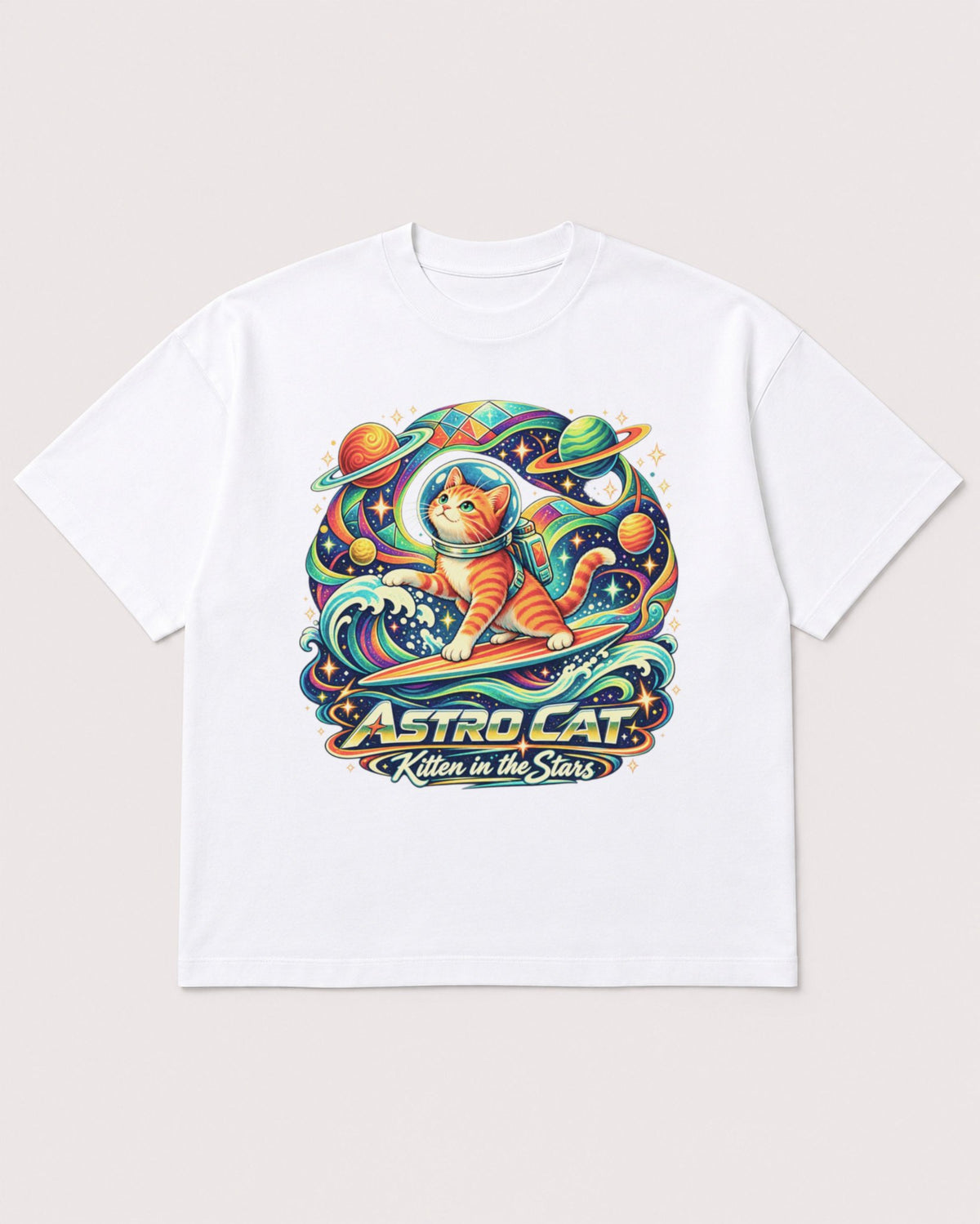Mockup Boxy Heavyweight Tee White product