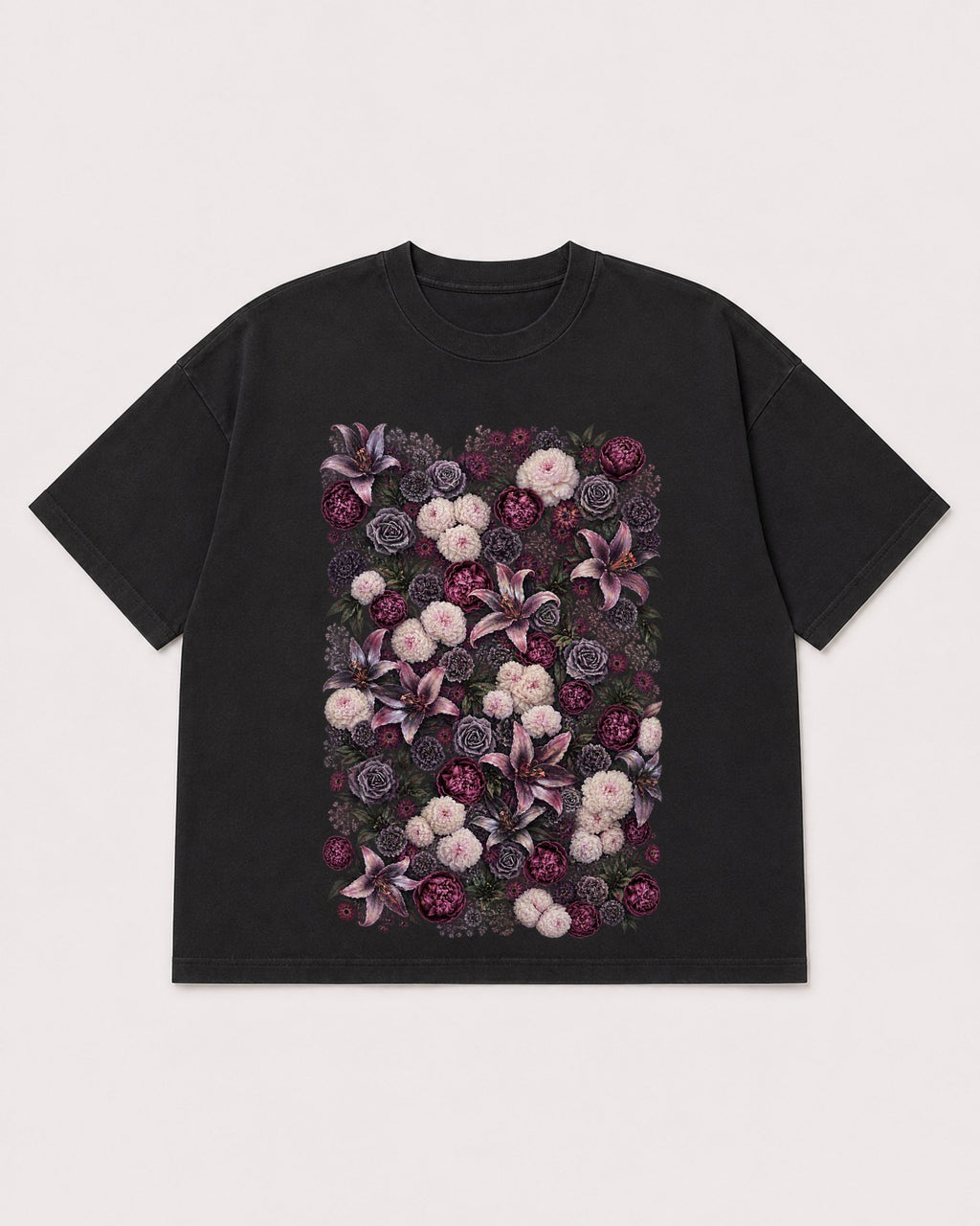 Mockup Boxy Heavyweight Tee Black product