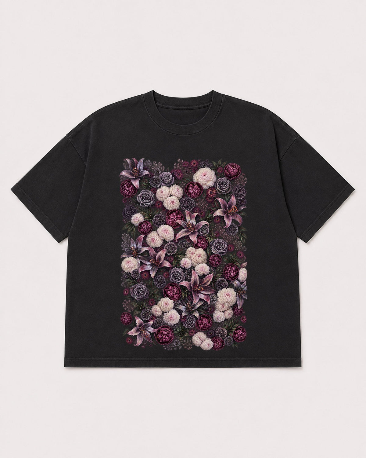 Mockup Boxy Heavyweight Tee Black product