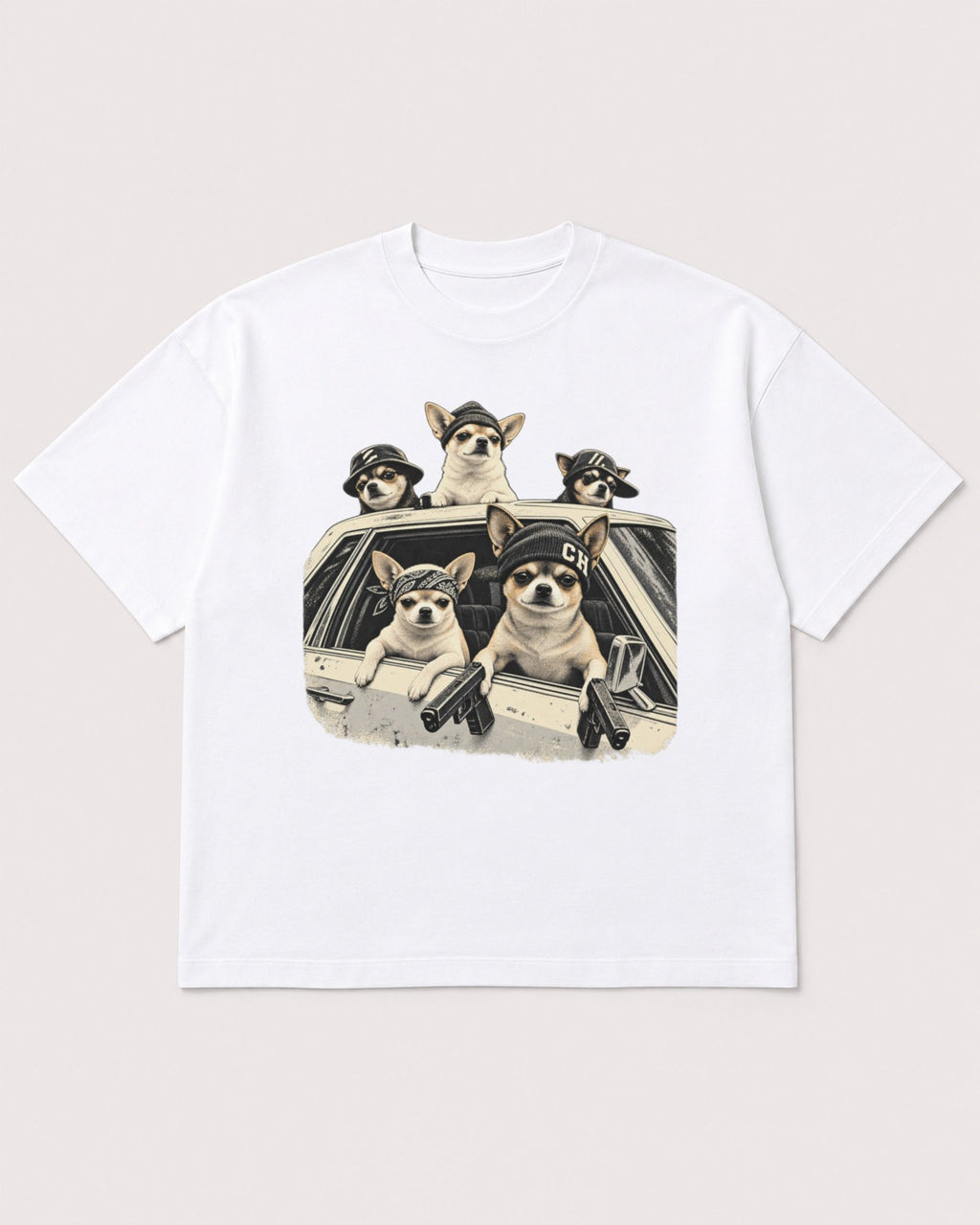 Mockup Boxy Heavyweight Tee White product