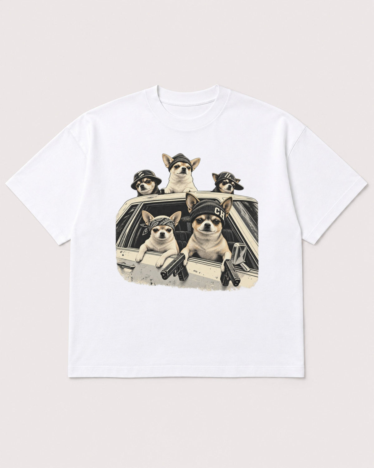 Mockup Boxy Heavyweight Tee White product