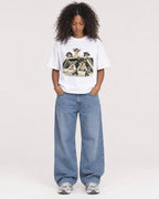 Mockup Boxy Heavyweight Tee White female full-body 05